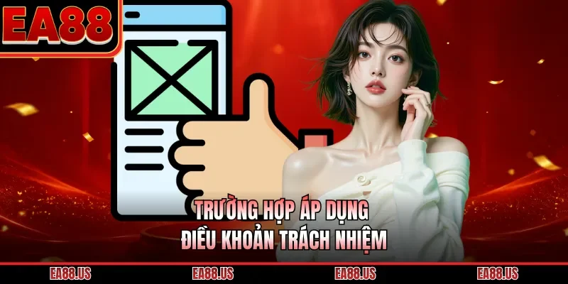 Trường hợp áp dụng điều khoản trách nhiệm